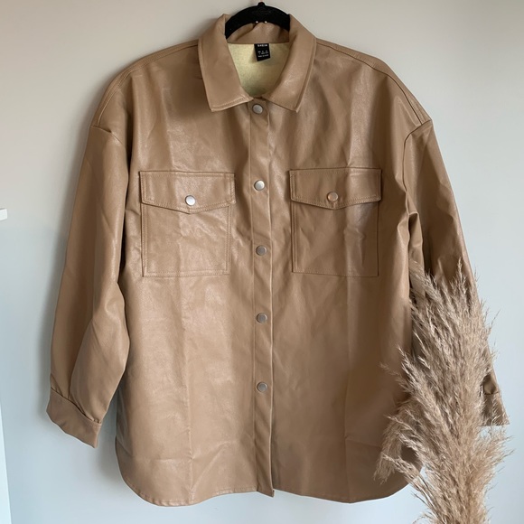 Leather Shacket - Picture 1 of 1